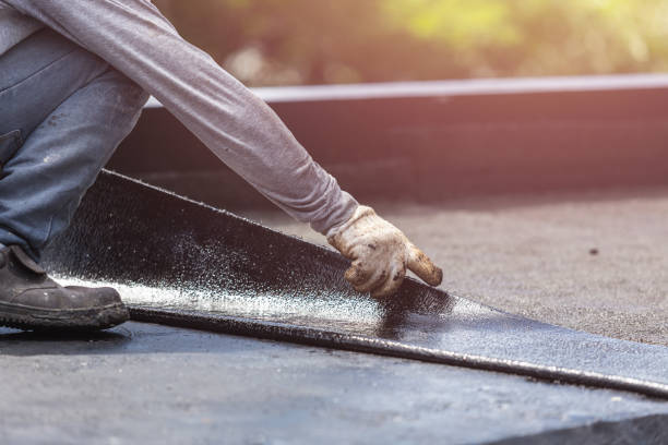 Professional Waterproofing technician working in Saint Louis, MI